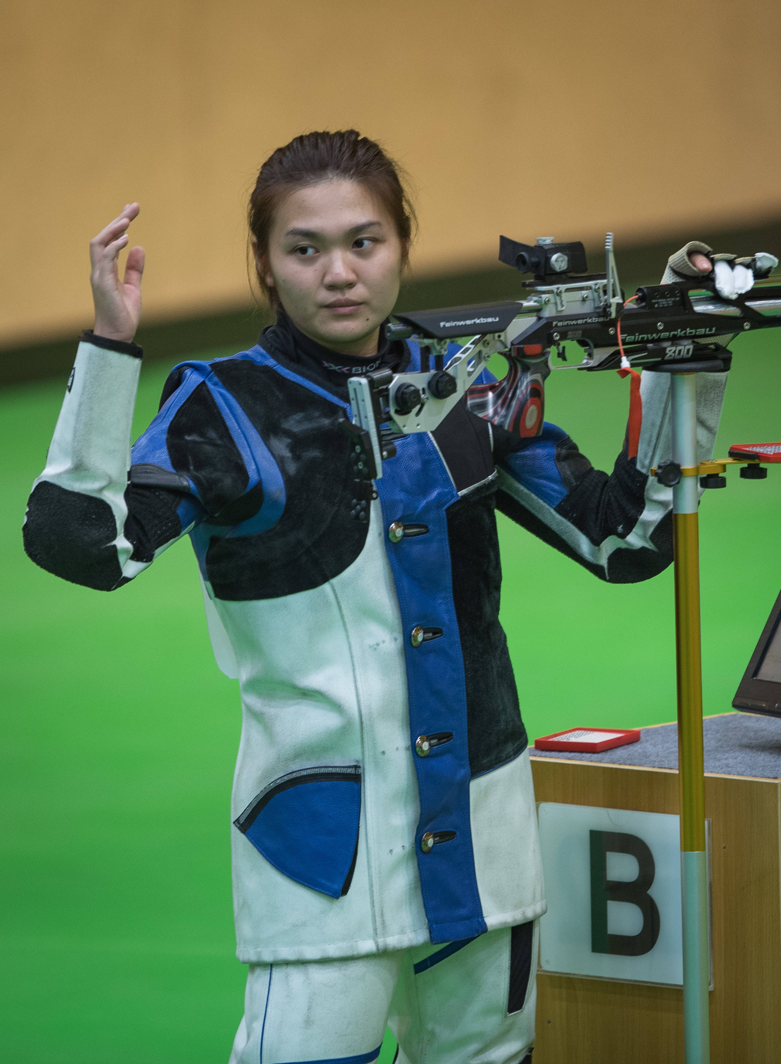 射击女子米步枪决赛冠军即将诞生